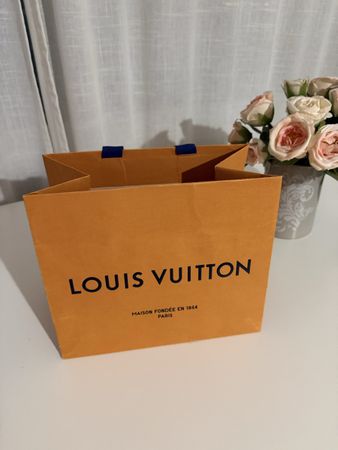 Louis Vuitton Papiertragetasche orange guter Zustand
