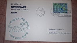 Swissair New York - Geneva 29.04.1971