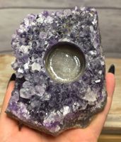 Amethyst Teelicht Halter E 672g