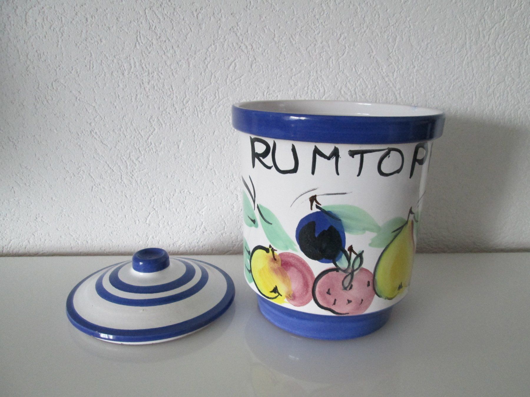Pentole: Rumtopf (Rum und Obst-Topf) mit Deckel – Usato da Movelier venduto da ddomenika 2