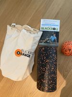 Blackroll Set mit Faszienrolle Ball Tasche und Buch