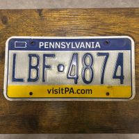 🇺🇸 U.S. Autoschild, Pennsylvania LBF 4874 - ORIGINAL