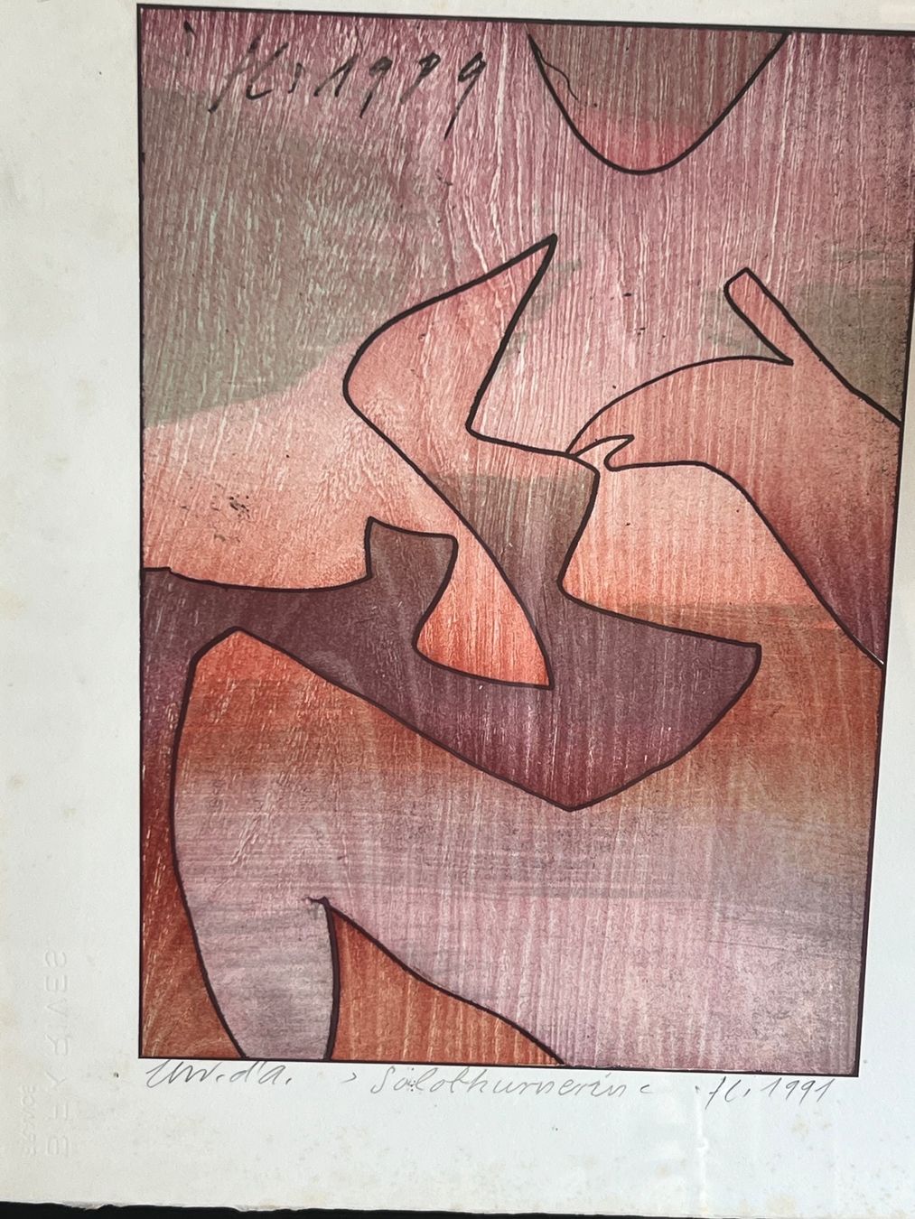 Arts picturaux & lithographies: Lithografier mit Signatur, Nr 54 – D'occasion à Glattfelden par maa_qcj8 1