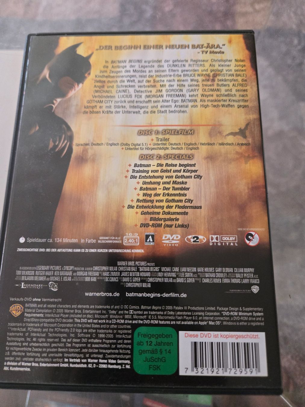 Tutti i DVDs: Batman Begins DVD – Usato da Bussigny venduto da Kfdlt 1