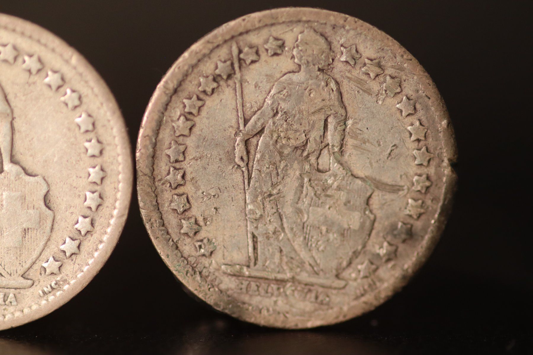 Tutti le monete: 2 x 1/2 Franken 1878 | Silber – Usato da Kaltbrunn venduto da Watch360 5