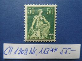CH 1908 Nr. 113 postfrisch **