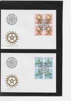 1983 2x  FDC 4er Europa