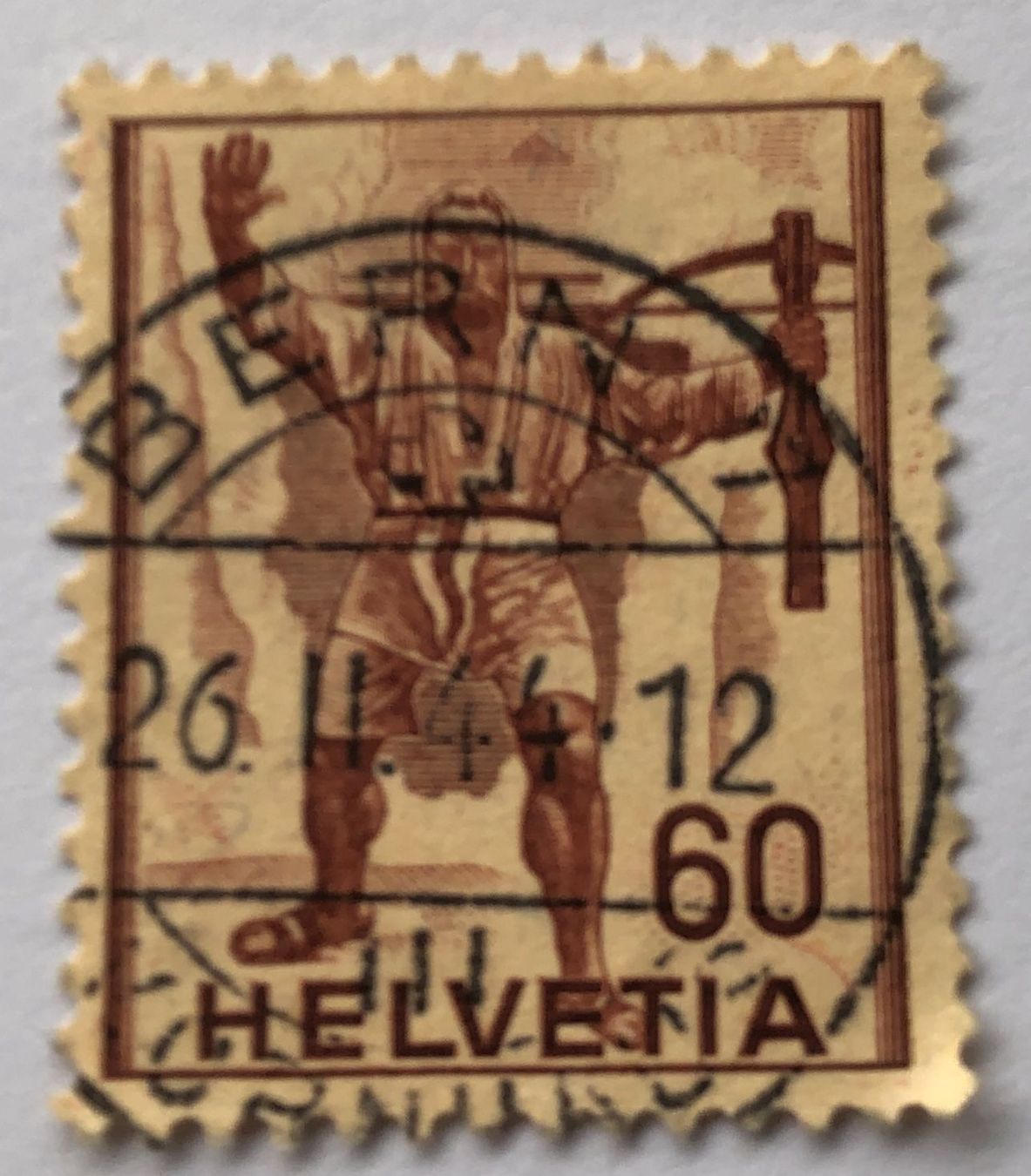 Alle Briefmarken: Nr.244 mit Stempel Bern – Gebraucht aus Aarau von Billa007