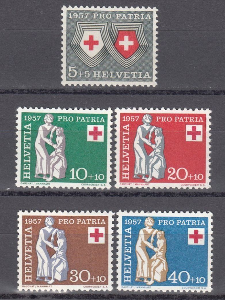 Alle Briefmarken: SBK B81 - B85 postfrisch – Gebraucht aus Bürglen TG von StampGraf