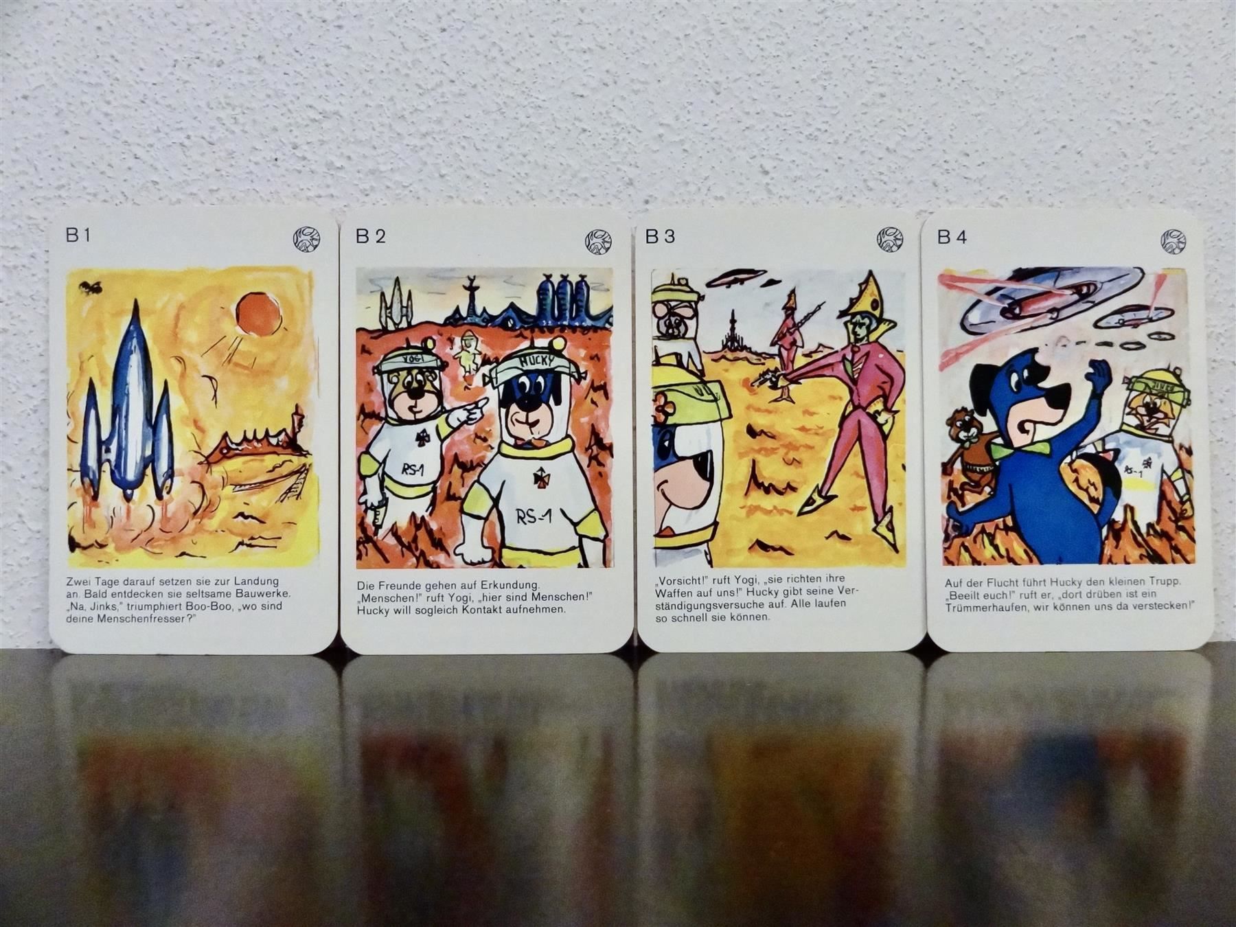 Giochi: Quartett HUCKY + YOGI SCHWARZER PETER – Usato da Kerzers venduto da wisaundso 5