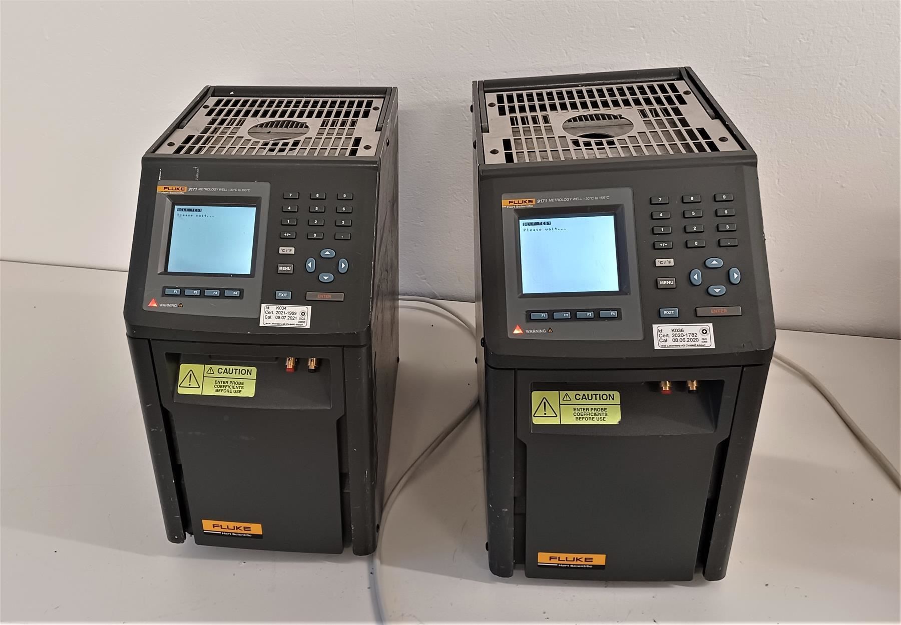 Fluke Misurare: 2x Fluke 9171Calibration Metrologie-Blockkalibrator – Usato da Niederdorf venduto da LeptonAG_Labor 2