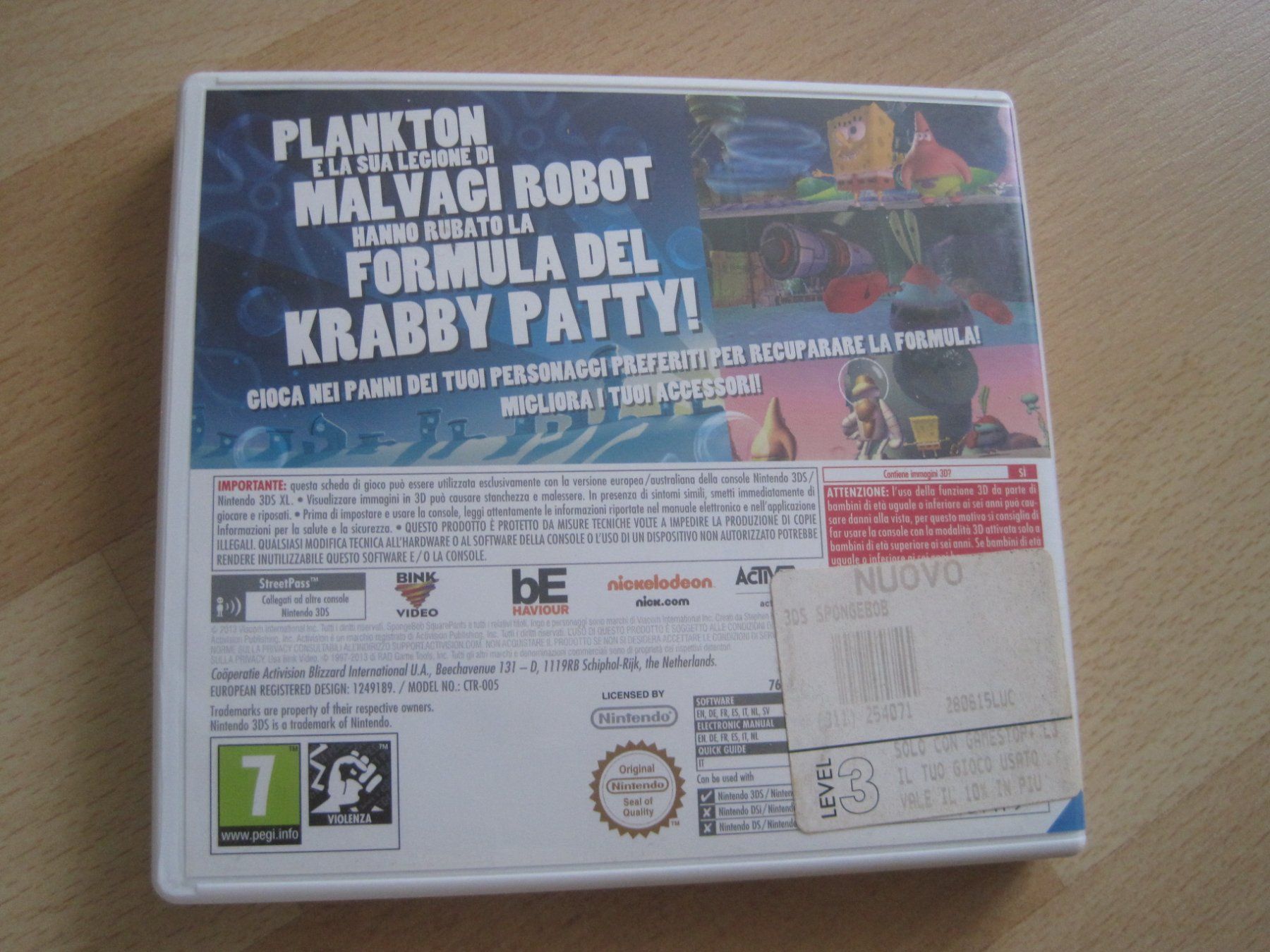 Nintendo Spiele: Spongebob La Vendetta Robotica   Spiel 3DS Nintendo – Gebraucht aus Gossau SG von Noryflory 1
