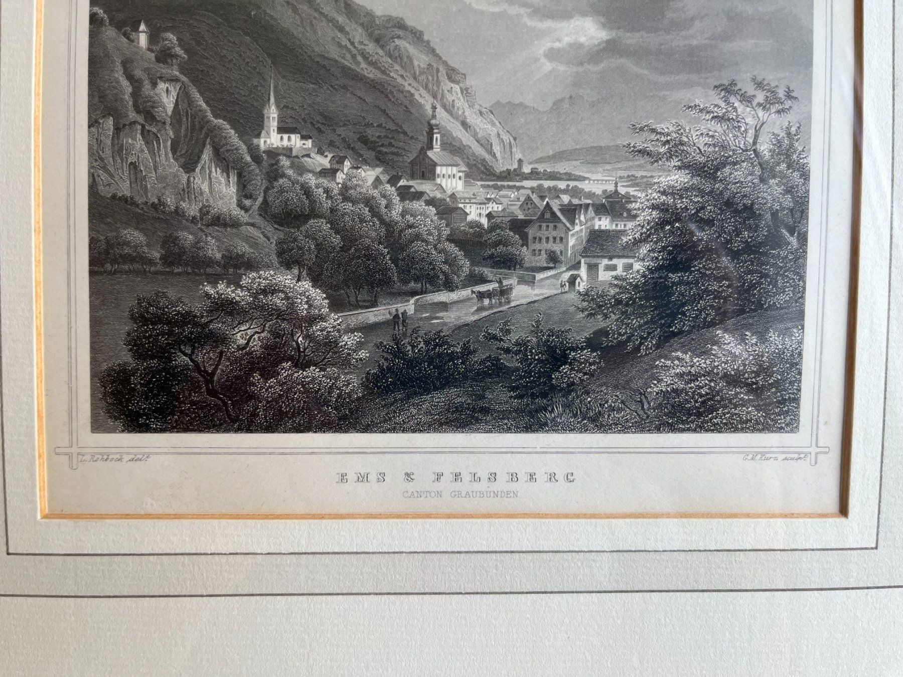 Stiche: "EMS & FELSBERG" - Rohbock - Graubünden – Neu (gemäss Beschreibung) aus Schübelbach von artandstyle 1