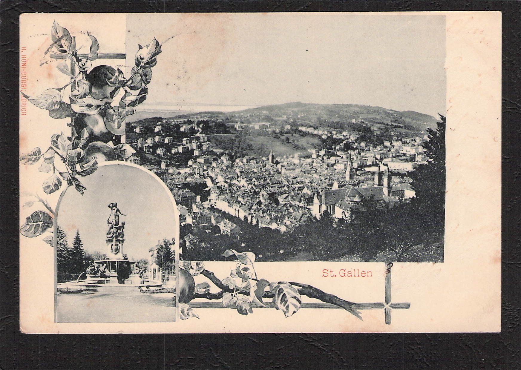 Cartoline postali: #St.Gallen , gel. 1901 – Usato da Reichenburg venduto da Pipo-67