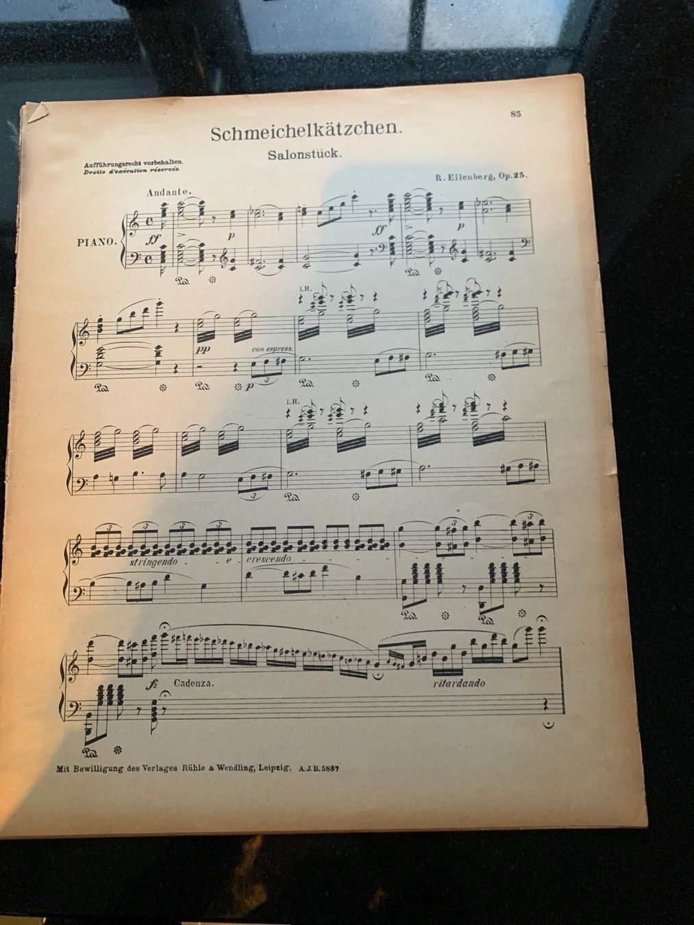 Strumenti musicali: Klaviernoten Salon Schmeichelkätzchen – Usato da Oberweningen venduto da Ardnas89