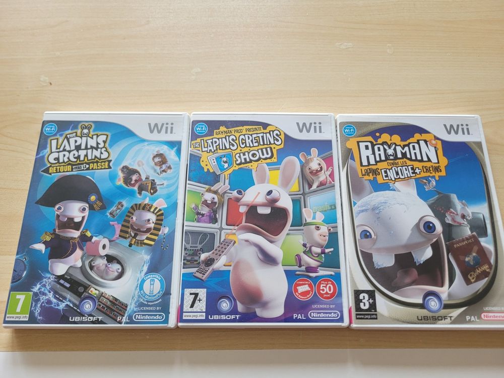 Les Lapins Crétins Land - Jeu Wii U Neuf Version Française - Sous Blister - PEGI 3