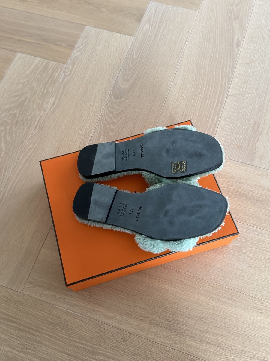 Hermès Scarpe da donna: Hermès Oran Teddy NEU (37.5) – Nuovo (secondo la descrizione) da Thalwil venduto da kirakirashop 4