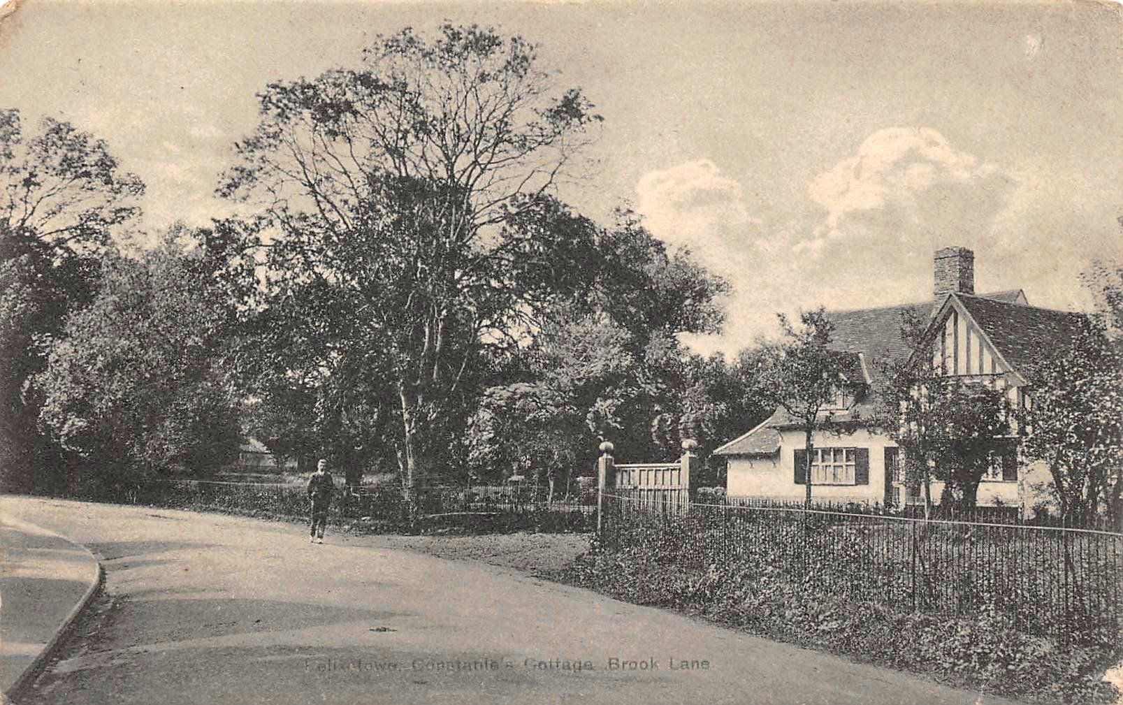 Cartoline postali: Felixstowe, Contable's Cottage, Brook Lane – Usato da Ottikon b.Kemptth. venduto da Neptun1974