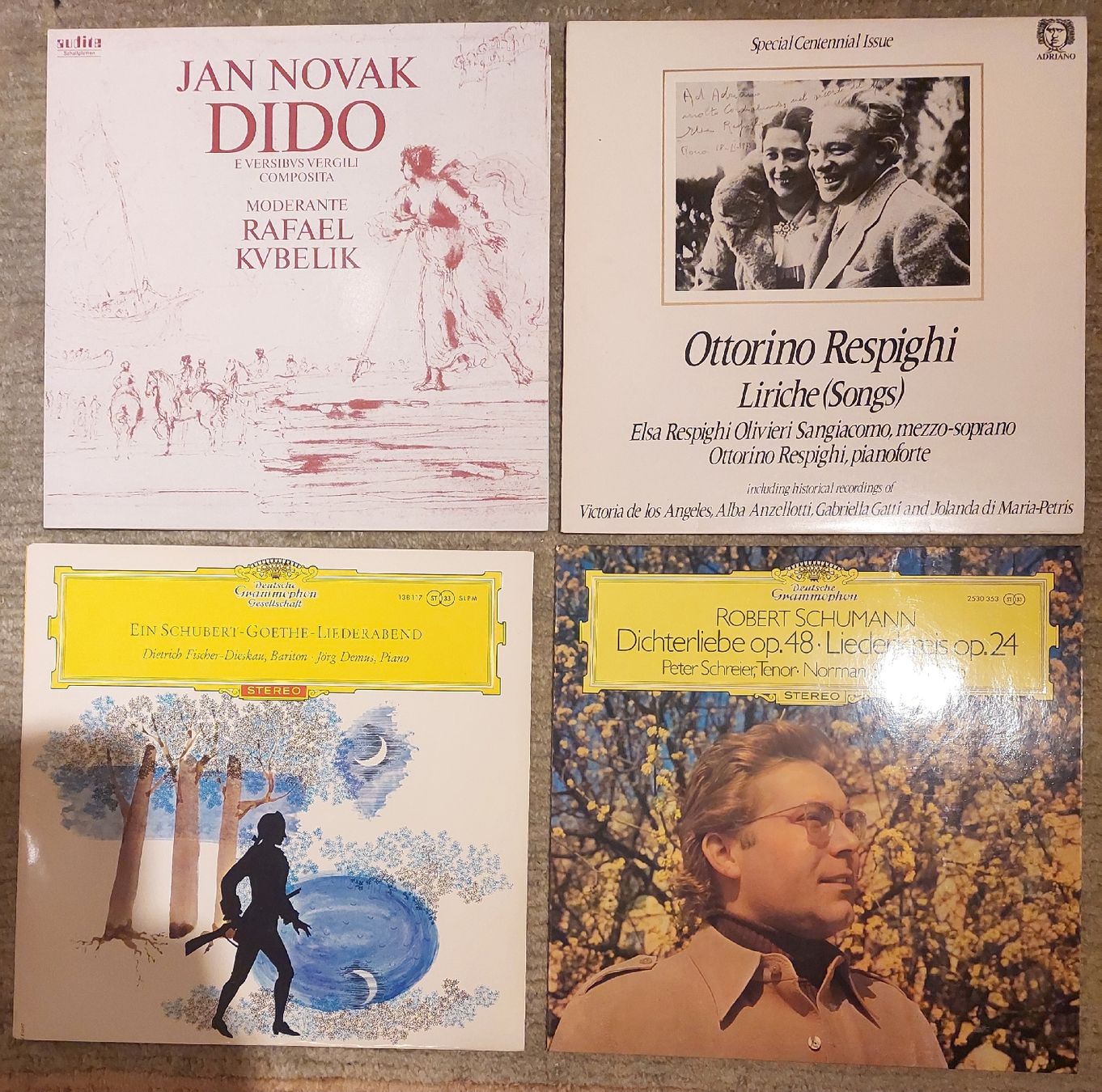 Schallplatten: 17 LPs mit Gesang, diverse Stile – Gebraucht aus Zürich von Cortin 1