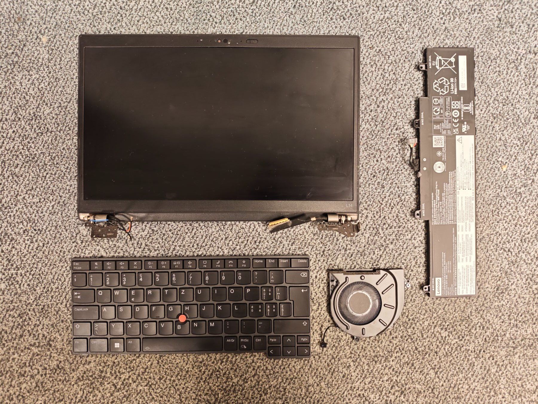 Lenovo Notebook: Lenovo L14 Gen3 Teile – Difettoso da Zürich venduto da initfour