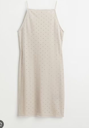 Joli robe velours, nude, Taille L, neuve