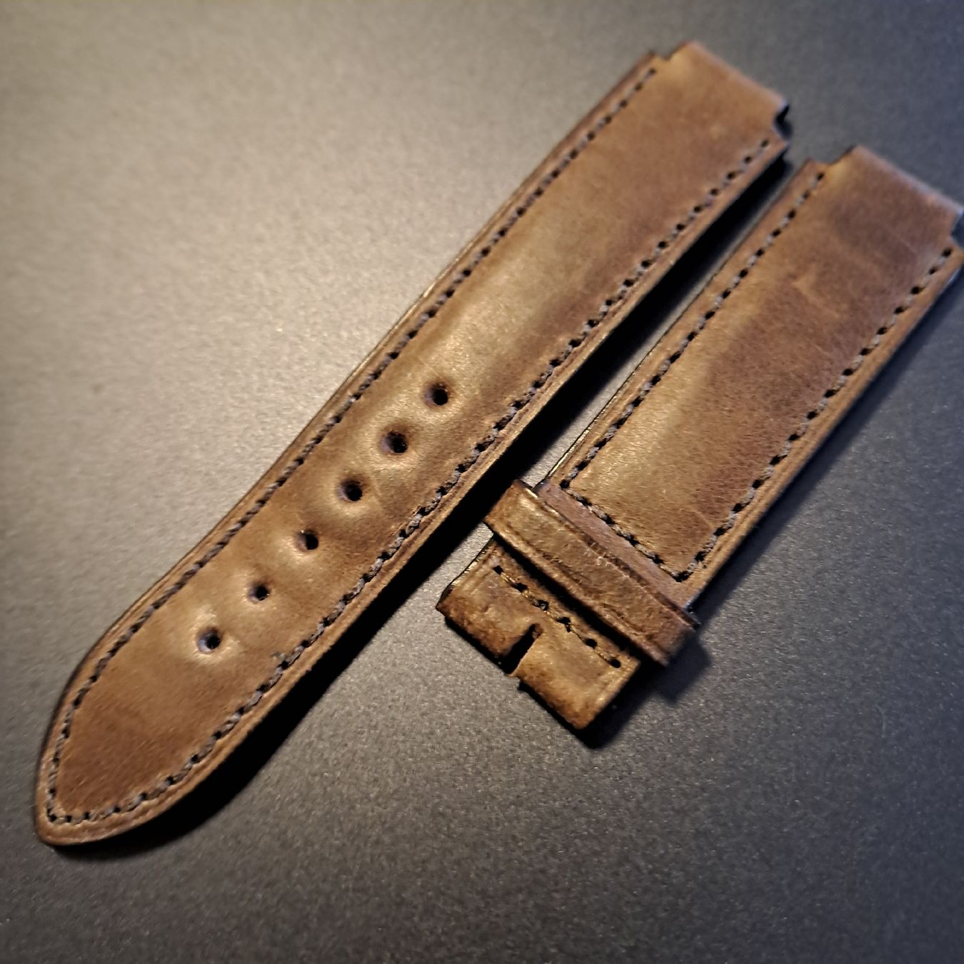 Bracciali & Braccialetti: Longines Uhren Armband Leder  – Nuovo (secondo la descrizione) da Neuhausen am Rheinfall venduto da Waly...