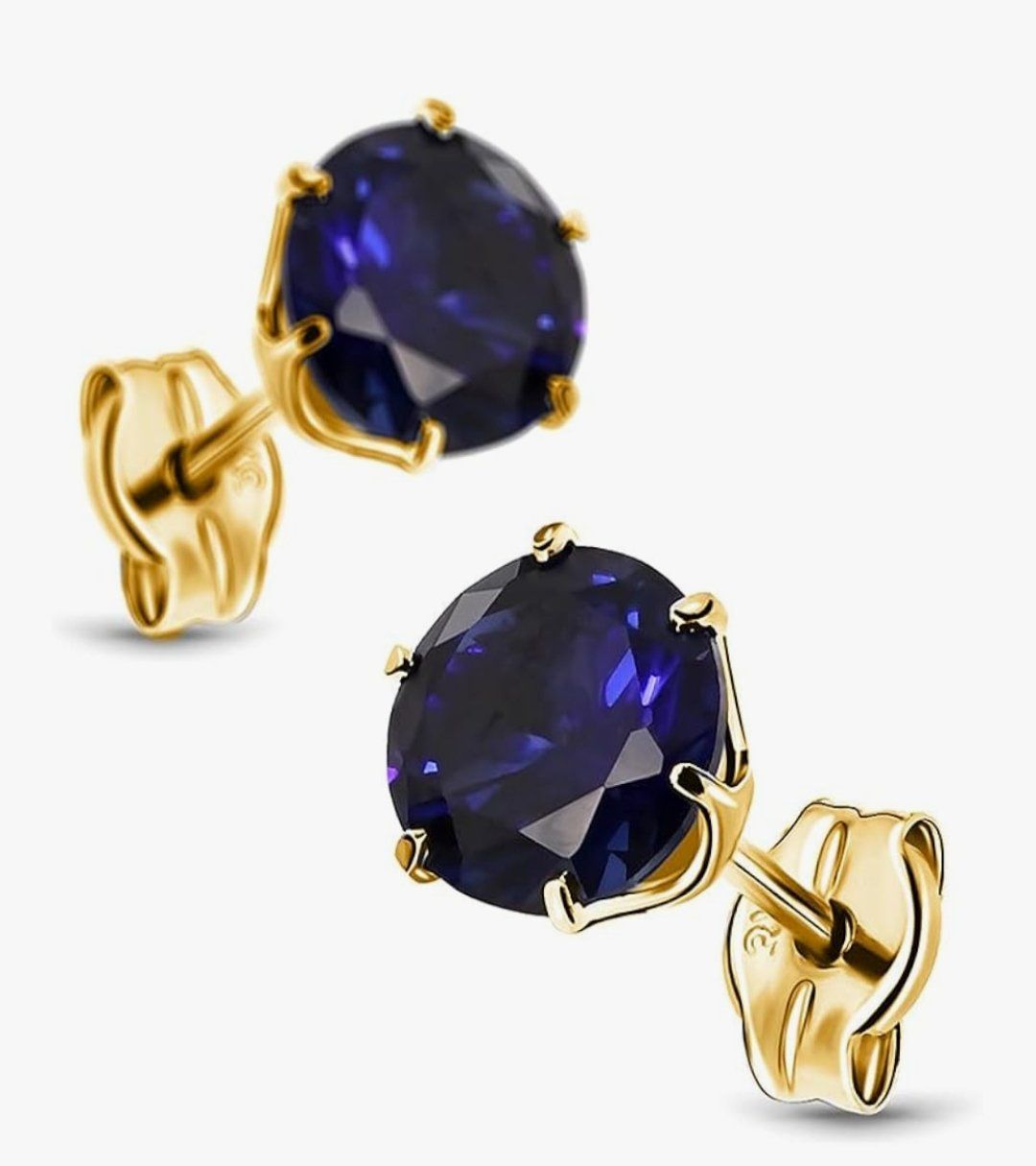 Ohrringe & -stecker: Ohrringe aus gelbgold und Saphir – Neu und originalverpackt aus Hemmental von Zirconwelt 1