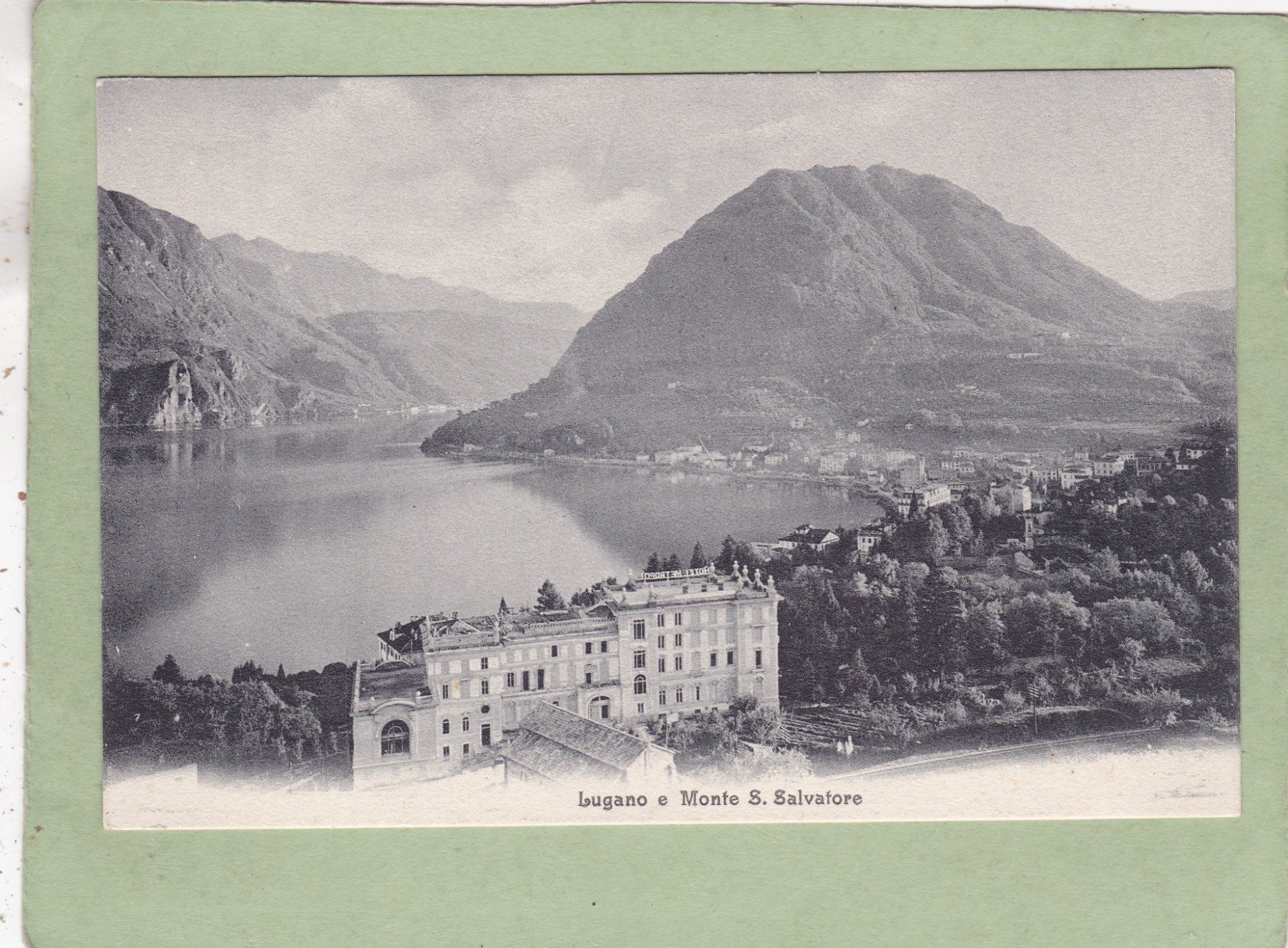 Ansichtskarten: Lugano e Monte Salvatore – Gebraucht aus Herisau von Lisegrat2008