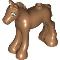 LEGO 11241pb10 Horse, Friends, Foal with Dark Orange Eyes wi
