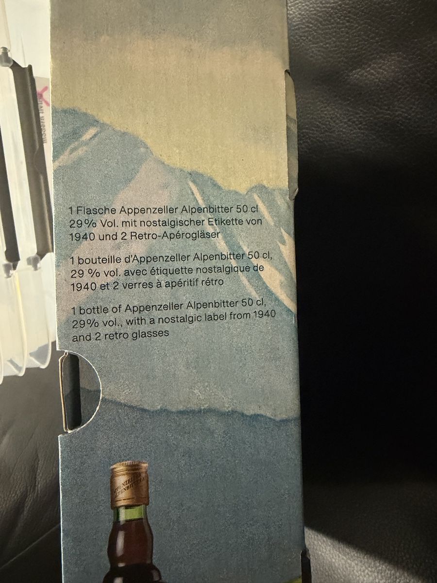 Bevande alcoliche: Appenzeller Alpenbitter Box – Nuovo e nell'imballaggio originale da Villmergen venduto da mel_5ywd 2