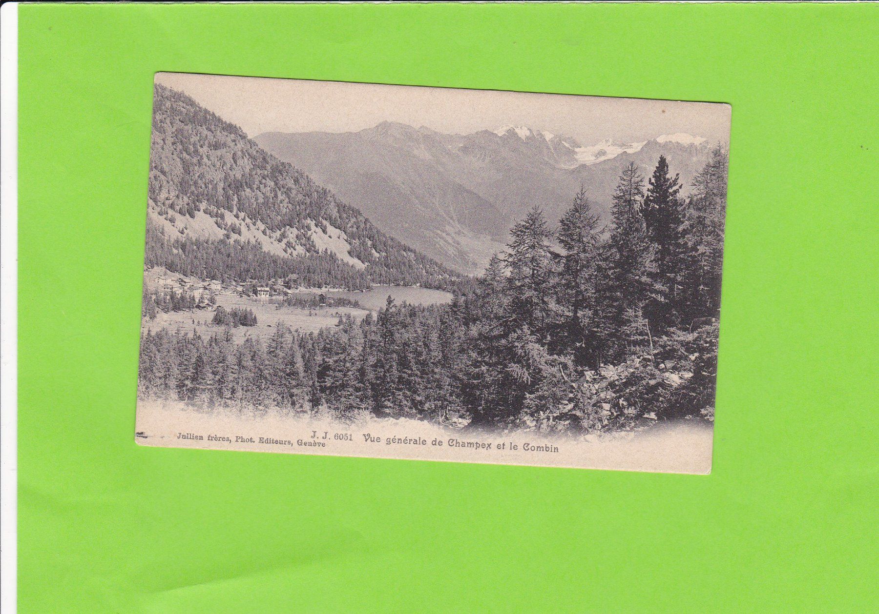 Cartoline postali: Vue générale de Champex – Usato da St. Peterzell venduto da neckertal