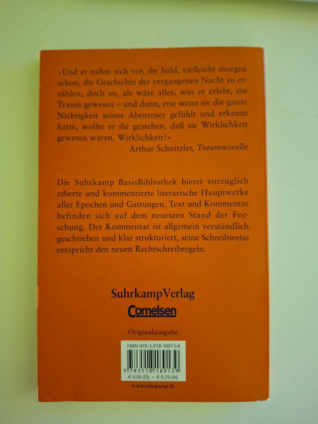 Libri: Arthur Schnitzler - Traumnovelle – Usato da Walterswil SO venduto da peiper2 1