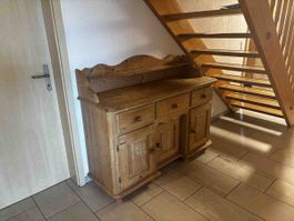 Sideboard Kiefer Massiv Holz Antik Landhausstil