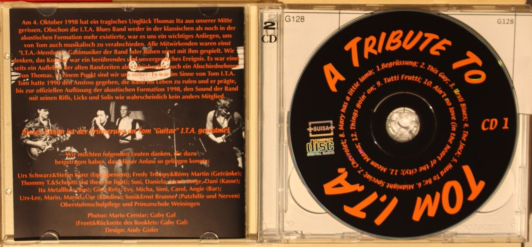 CD: Tom I.T.A. – A Tribute To – Usato da Luzern venduto da CONTENTI 1