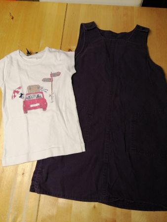 1 lot de 2 habits taille 122