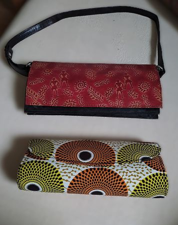 Schöne Tasche und Ankara Clutch Ethno Style