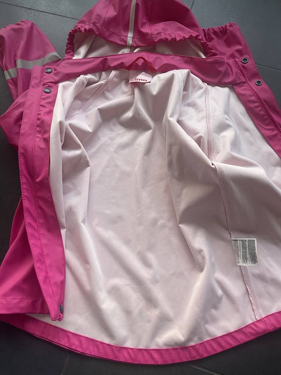 Reima Vestes & Manteaux: Reima Regenjacke, pink,Grösse 128, – D'occasion à Feldbrunnen par cleo09 5