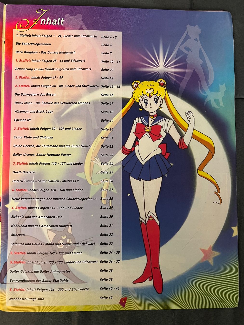 Album: Sailor Moon Sticker Album 1999 – Usato da Zürich venduto da rigani 1