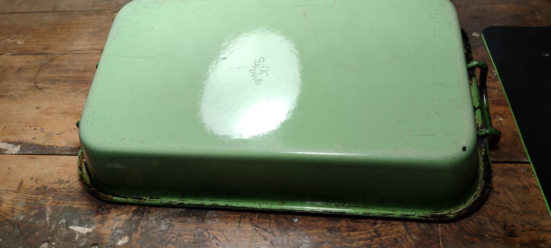 Backformen: Wunderschöne alte Auflaufform emailiert – Gebraucht aus Gelterkinden von MYSTOREFORYOU4460 9
