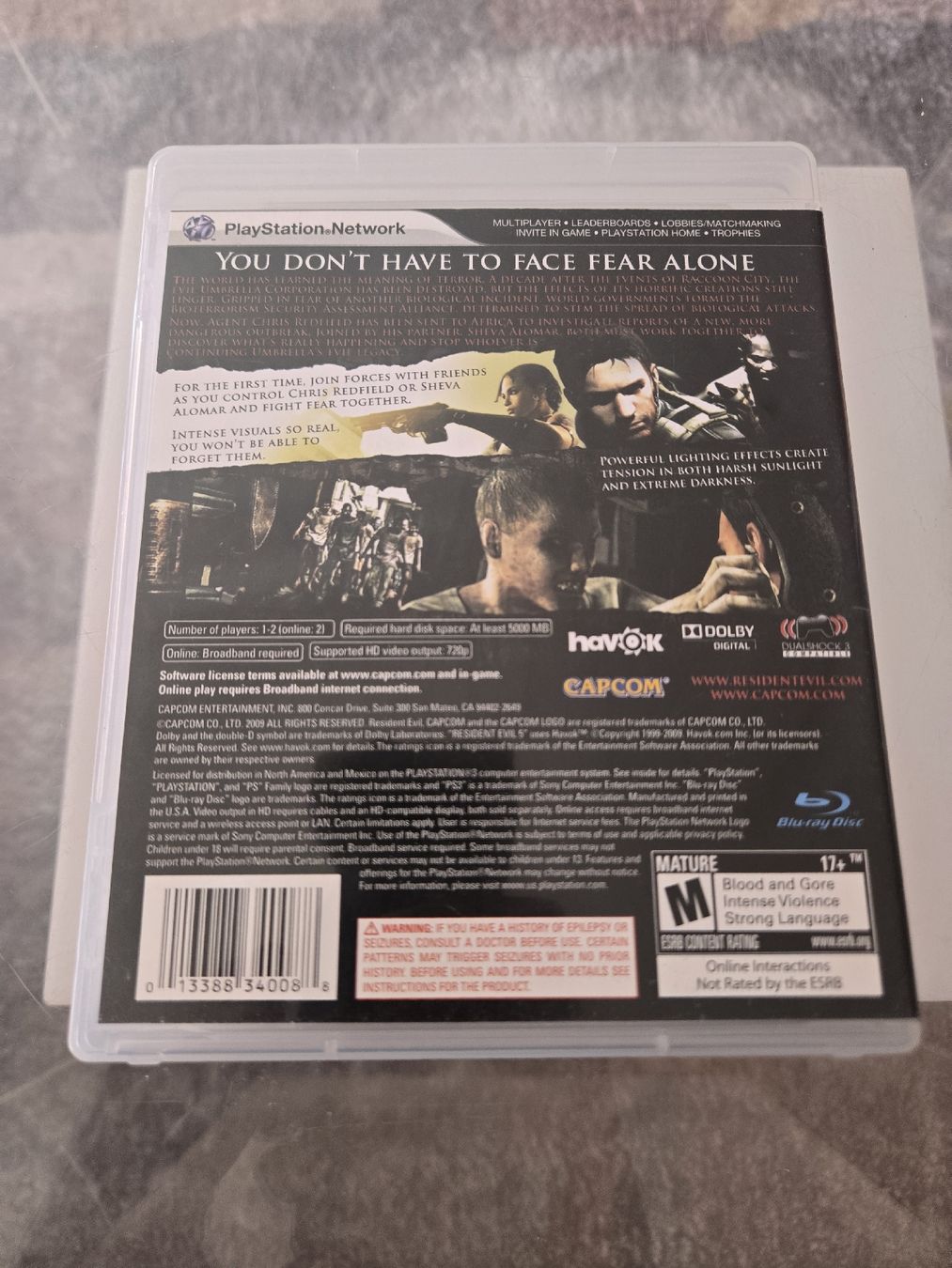 Jeux: Resident Evil 5 PS3 – D'occasion à Bussigny par Kfdlt 1