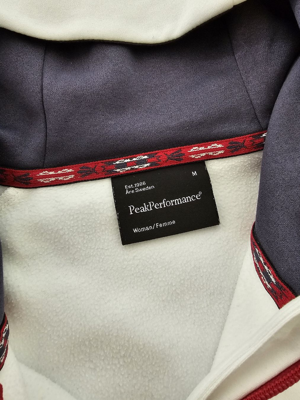 Peak Performance Giacche: Peak Performance Zip-Hoodie Weiss, Grösse M – Usato da Altdorf UR venduto da Saba_1688 1