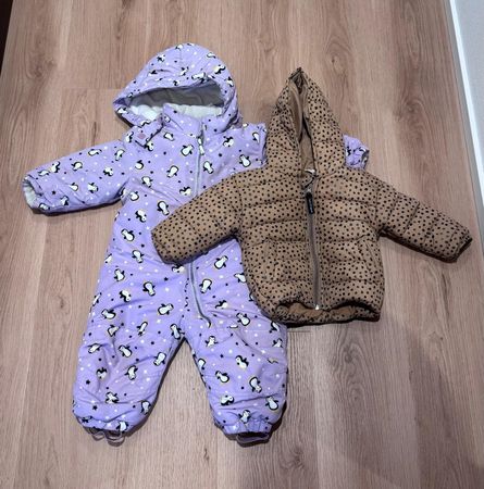 Babykleider Winter Jacken + Skianzüge 0-1 Jahre