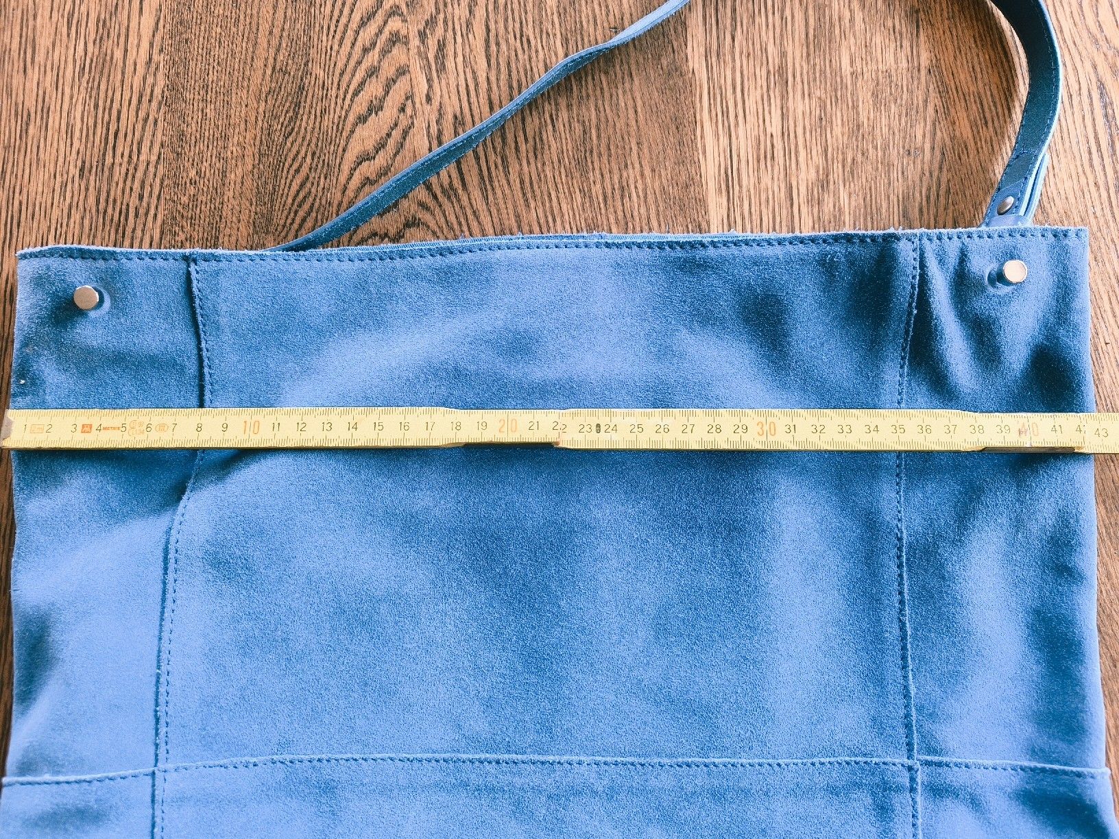 Borse: Leder Handtasche blau – Usato da Schaffhausen venduto da gab_v5qf 5