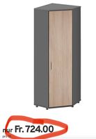 neuer Eckschrank, B800xH2270 mm, graphit/Eiche