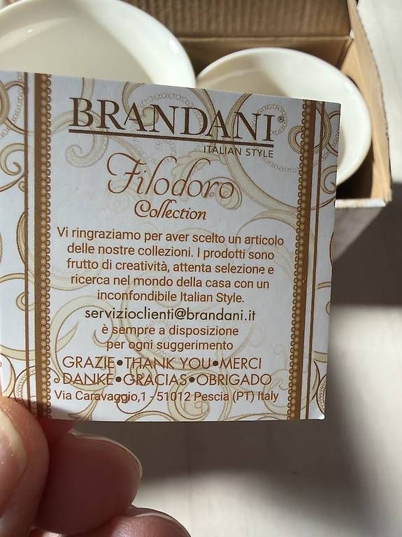 Teiere: Brandani Filodoro Teiera e 2 Mug – Nuovo e nell'imballaggio originale da Mendrisio venduto da mar_ws8b 2