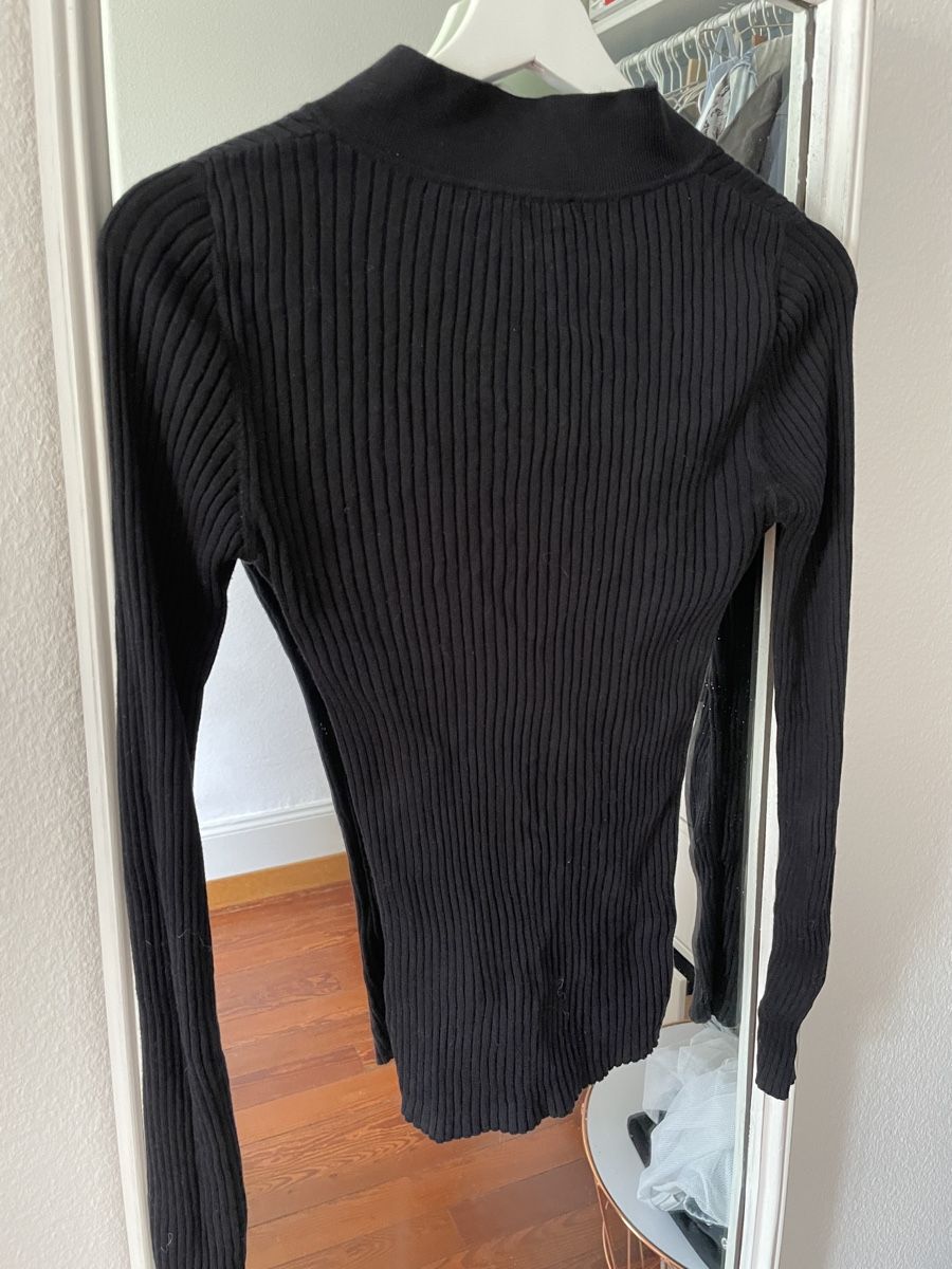 Skunkfunk Pullover & Sweatshirts: SKFK Pullover schwarz Grösse S Rippstrick – Gebraucht aus Bern von Corinn_na 3