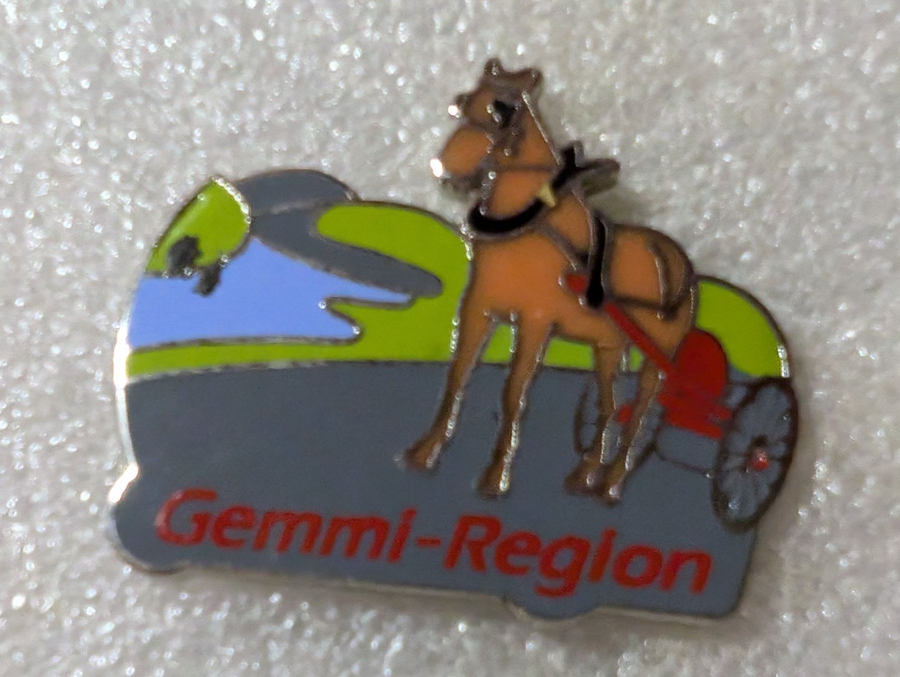 Placchette & Badge: Ansteckpin 201: Gemmi Region – Usato da Oppligen venduto da Pin-Fall-Shop