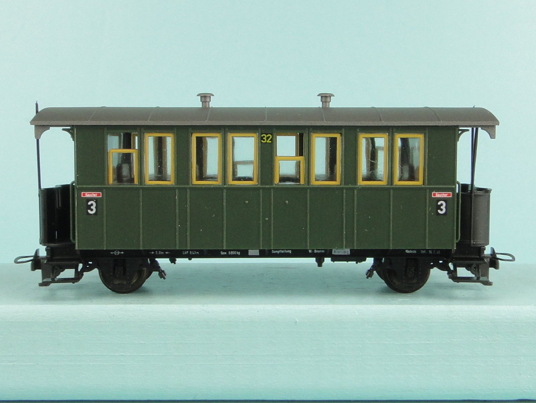 Bemo Modellini di ferrovie: BEMO Länderbahn Wagen 3. Klasse – Usato da Bülach venduto da cann11 3