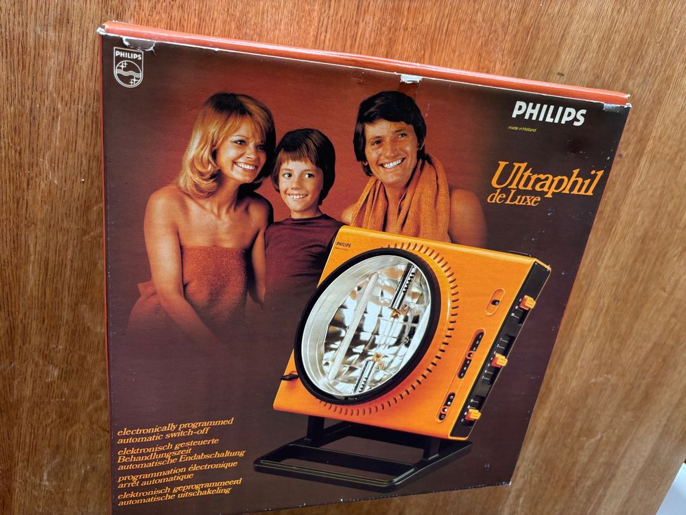 vintage Phillips Ultraphil 1970er De Luxe IR und UV *NEU OVP (Neu ...