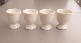 4er Set Eierbecher weiss